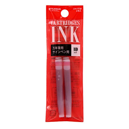 Platinum Preppy Fountain Pen Refill Red von PLATINUM