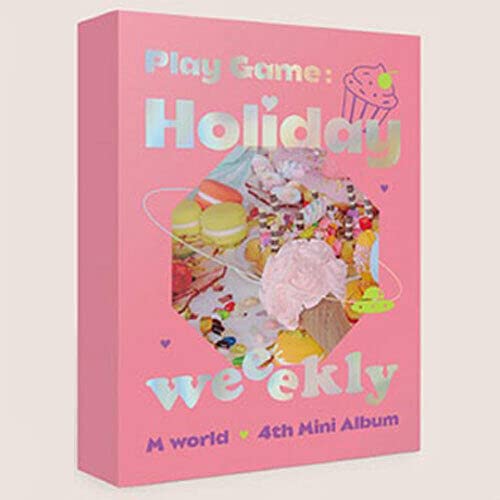 WEEEKLY [ PLAY GAME:HOLIDAY ] 4th Mini Album [ M WORLD ] VER. 1ea CD+92p Photo Book+2ea Photo Card+1ea Photo Ticket +1ea Sticker+1ea Printed Photo+1ea Travel Name Tag K-POP SEALED+TRACKING CODE von PLAY M Ent.