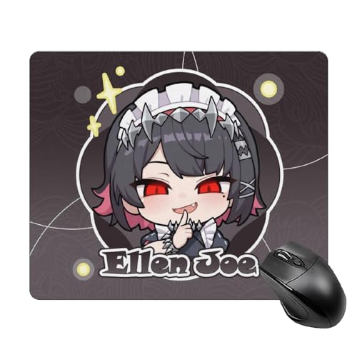 PLAYDOM Zenless Zone Zero Ellen Joe Gaming Mouse Pad Anti-Rutsch Gummibasis,Desktop Mouse Pad (E) von PLAYDOM