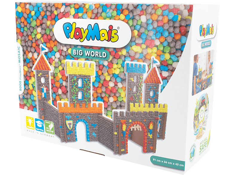 PLAYMAIS MOSAIC BIG WORLD CASTLE PlayMais, Mehrfarbig von PLAYMAIS