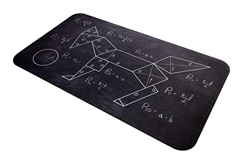 PLAYMATS Mauspad - Mathe - Lernmatte 30 cm x 17 cm - Gummischreibtischunterlage mit Rutschfester Unterlage, ideal zum Arbeiten und Spielen von PLAYMATS