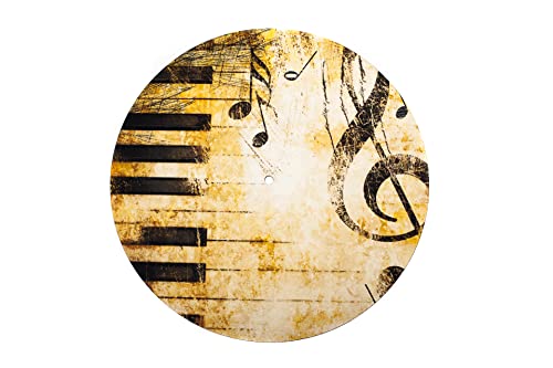 Slipmat - Plattenspieler Matte aus gummi "Persistence Of Sounds" - Matte für Grammophon 30,5 cm (12') von PLAYMATS