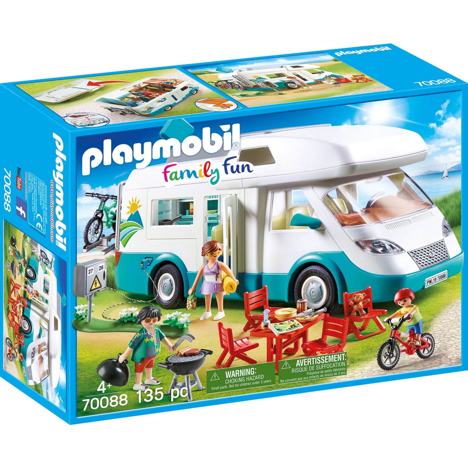 70088 Family Fun Familien-Wohnmobil, Konstruktionsspielzeug von PLAYMOBIL