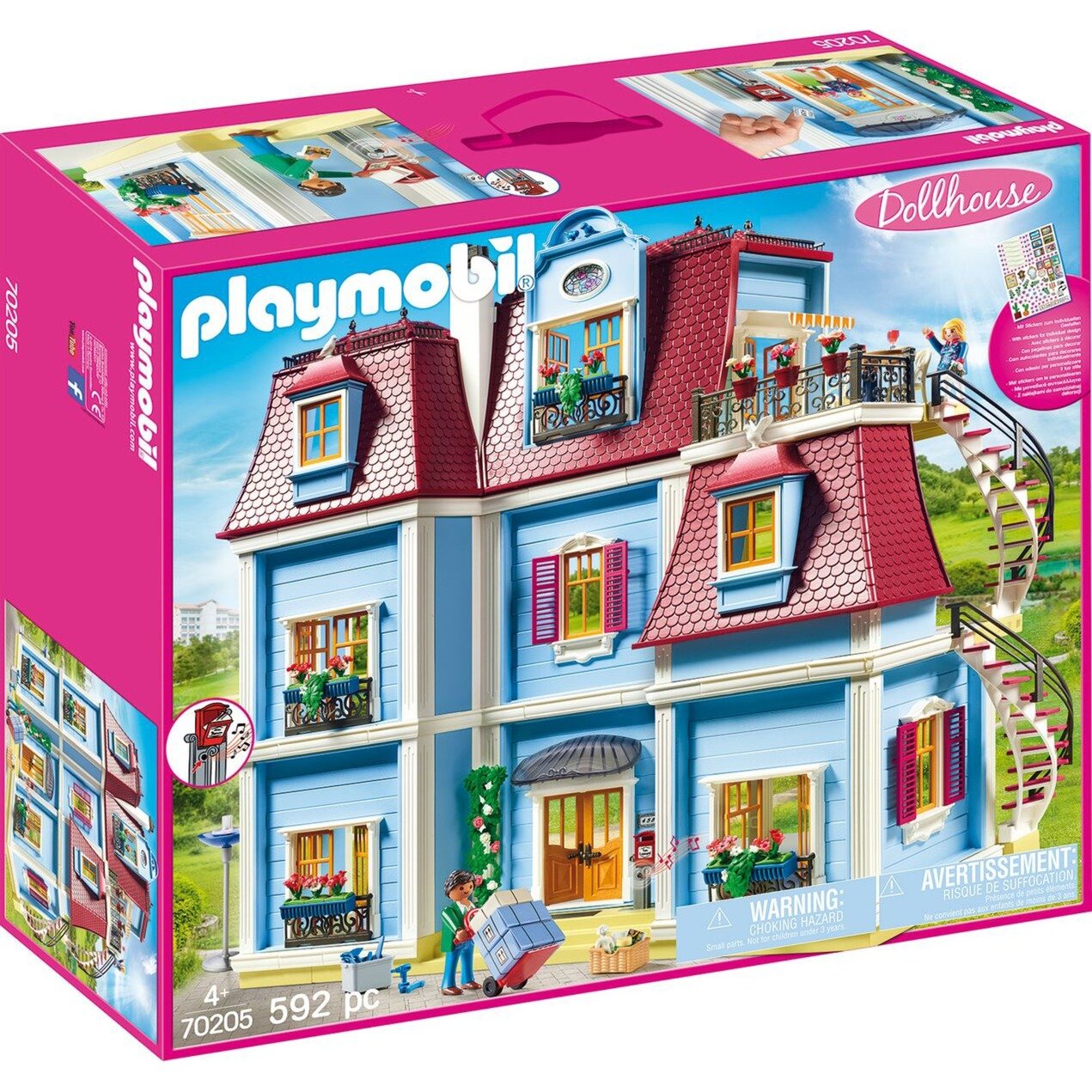 70205 Dollhouse Mein Großes Puppenhaus, Konstruktionsspielzeug von PLAYMOBIL