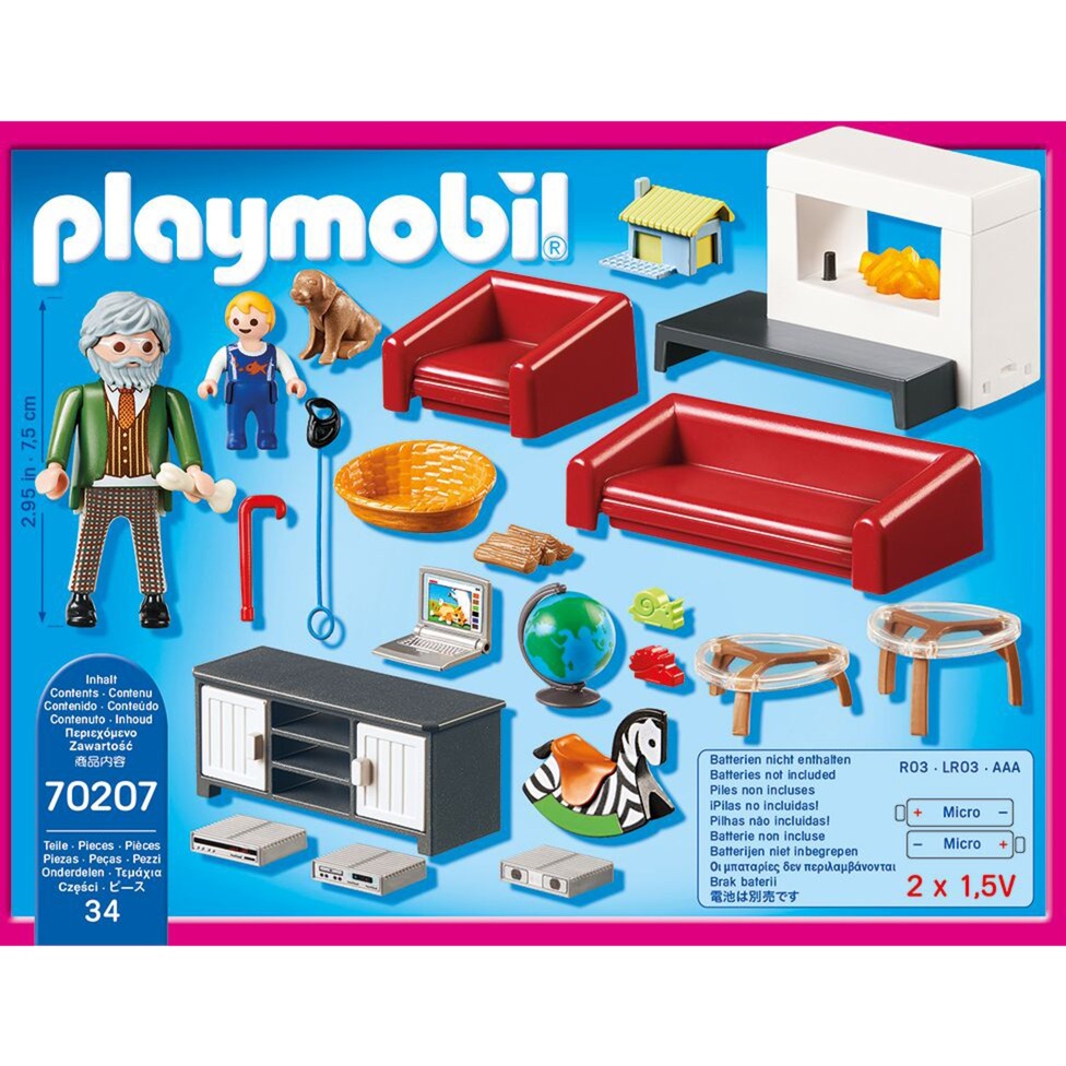 70207 Dollhouse Gemütliches Wohnzimmer, Konstruktionsspielzeug von PLAYMOBIL