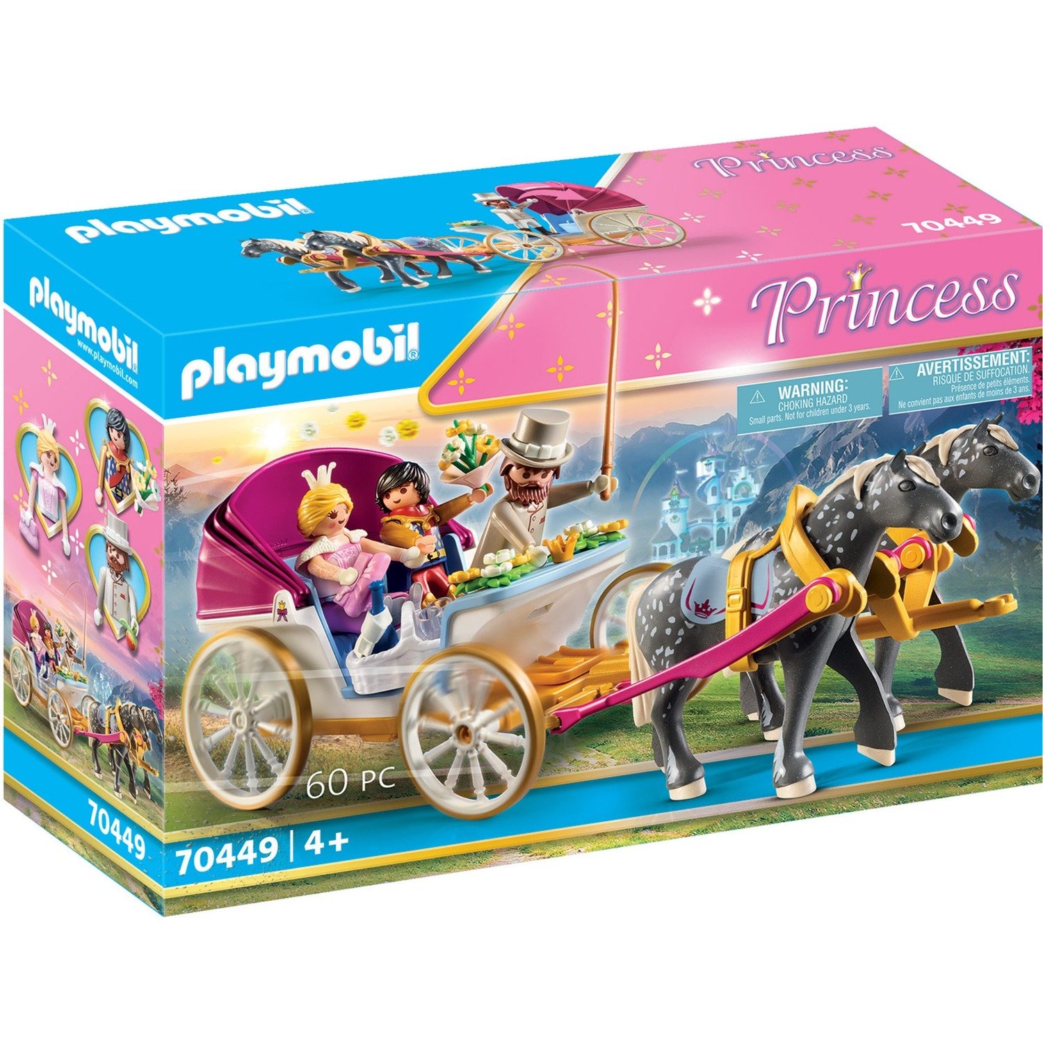 70449 Princess Romantische Pferdekutsche, Konstruktionsspielzeug von PLAYMOBIL