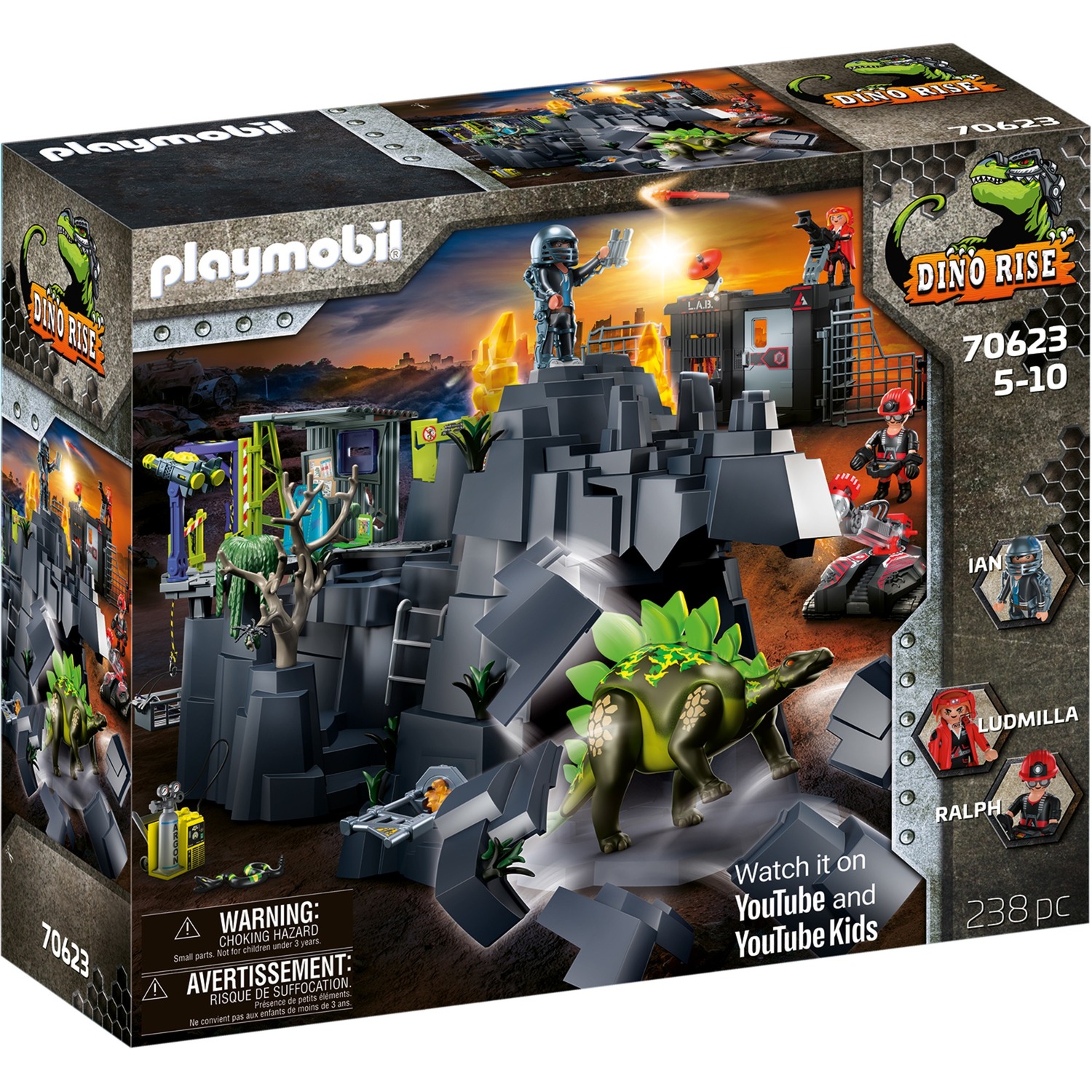 70623 Dino Rise Dino Rock, Konstruktionsspielzeug 70623 Dino Rise Dino Rock, Konstruktionsspielzeug von PLAYMOBIL