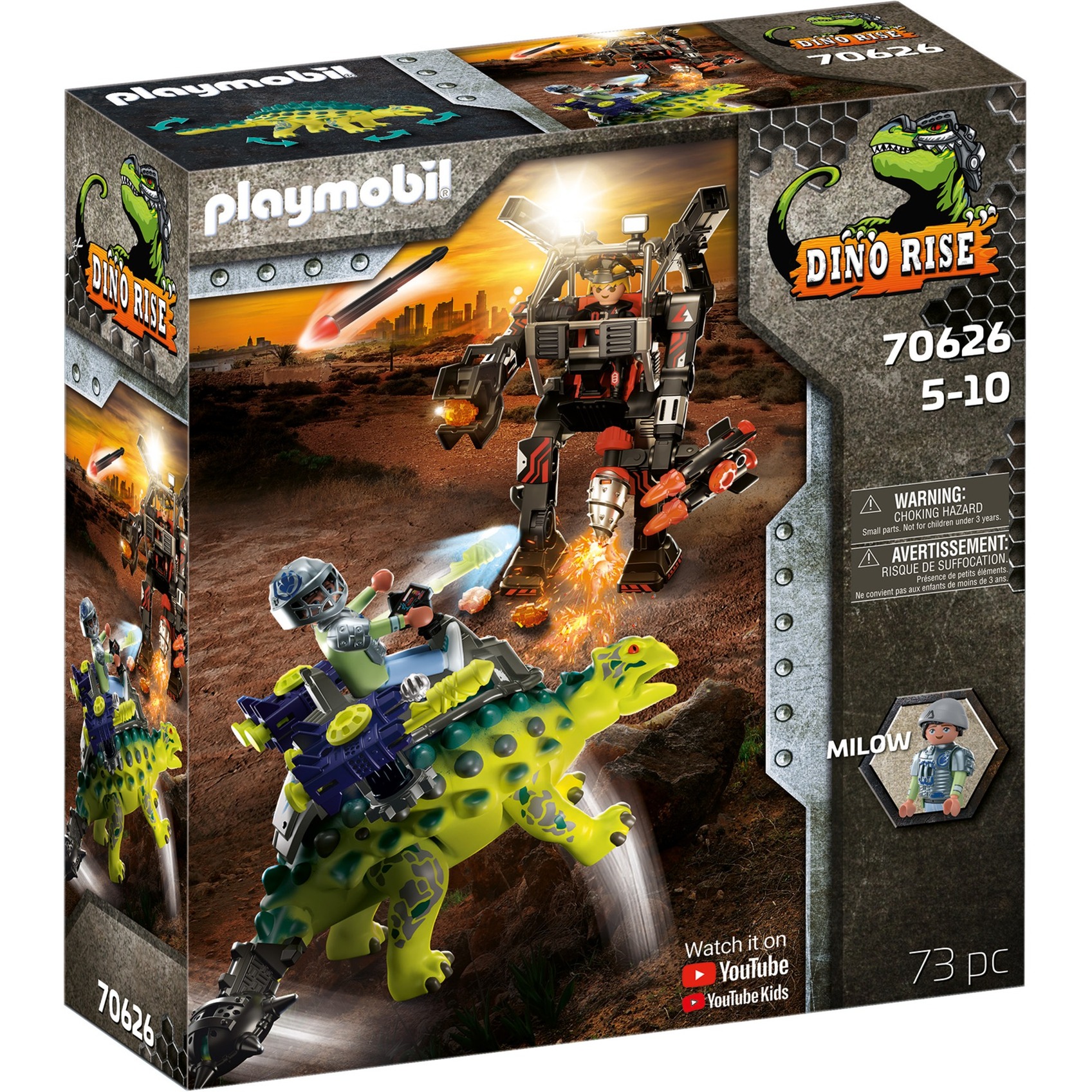 70626 Dino Rise Saichania: Abwehr des Kampfläufers, Konstruktionsspielzeug 70626 Dino Rise Saichania: Abwehr des Kampfläufers, Konstruktionsspielzeug von PLAYMOBIL