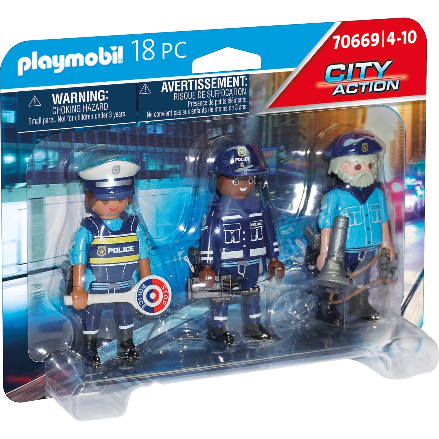 70669 City Action Figurenset Polizei, Konstruktionsspielzeug von PLAYMOBIL