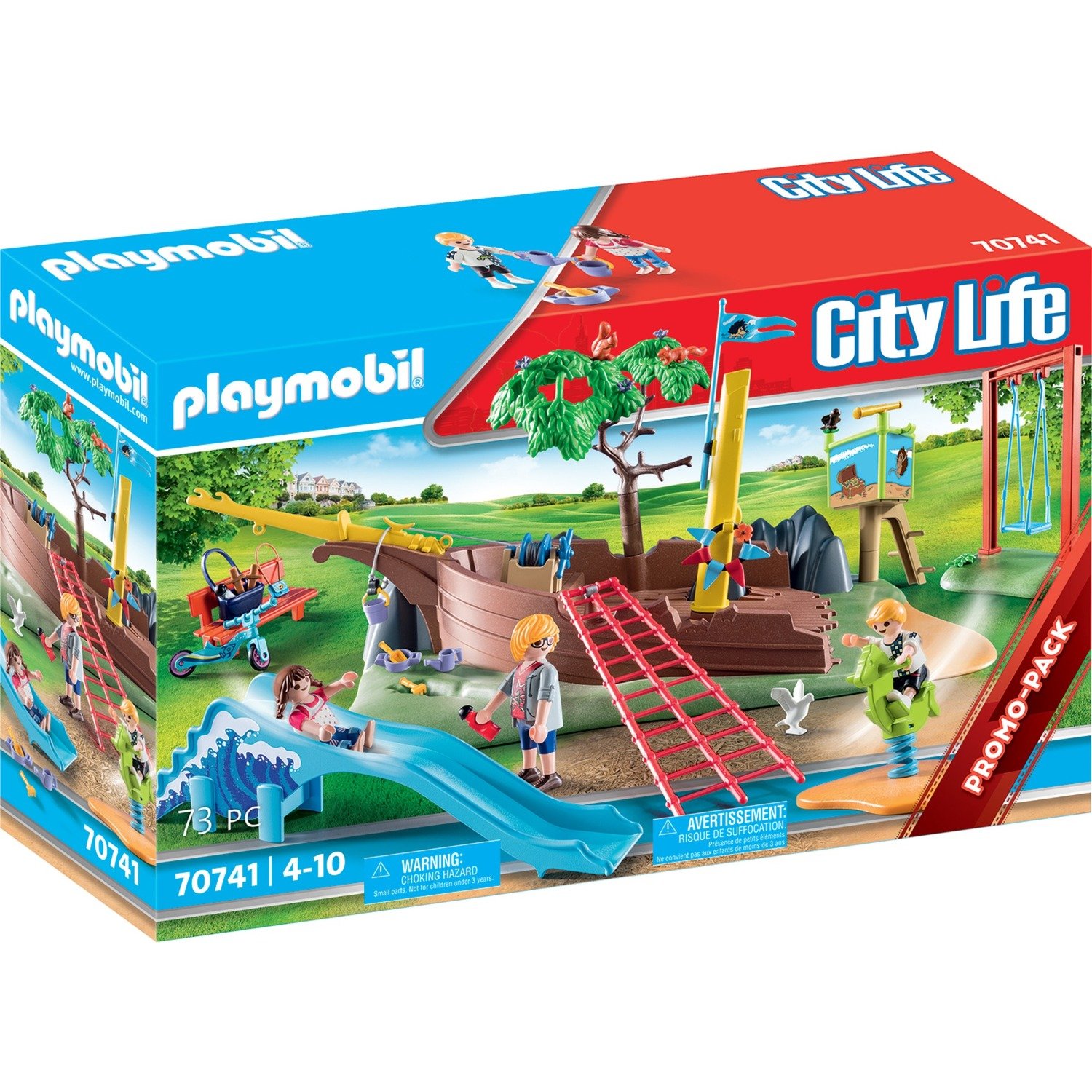 70741 City Life Abenteuerspielplatz mit Schiffswrack, Konstruktionsspielzeug von PLAYMOBIL