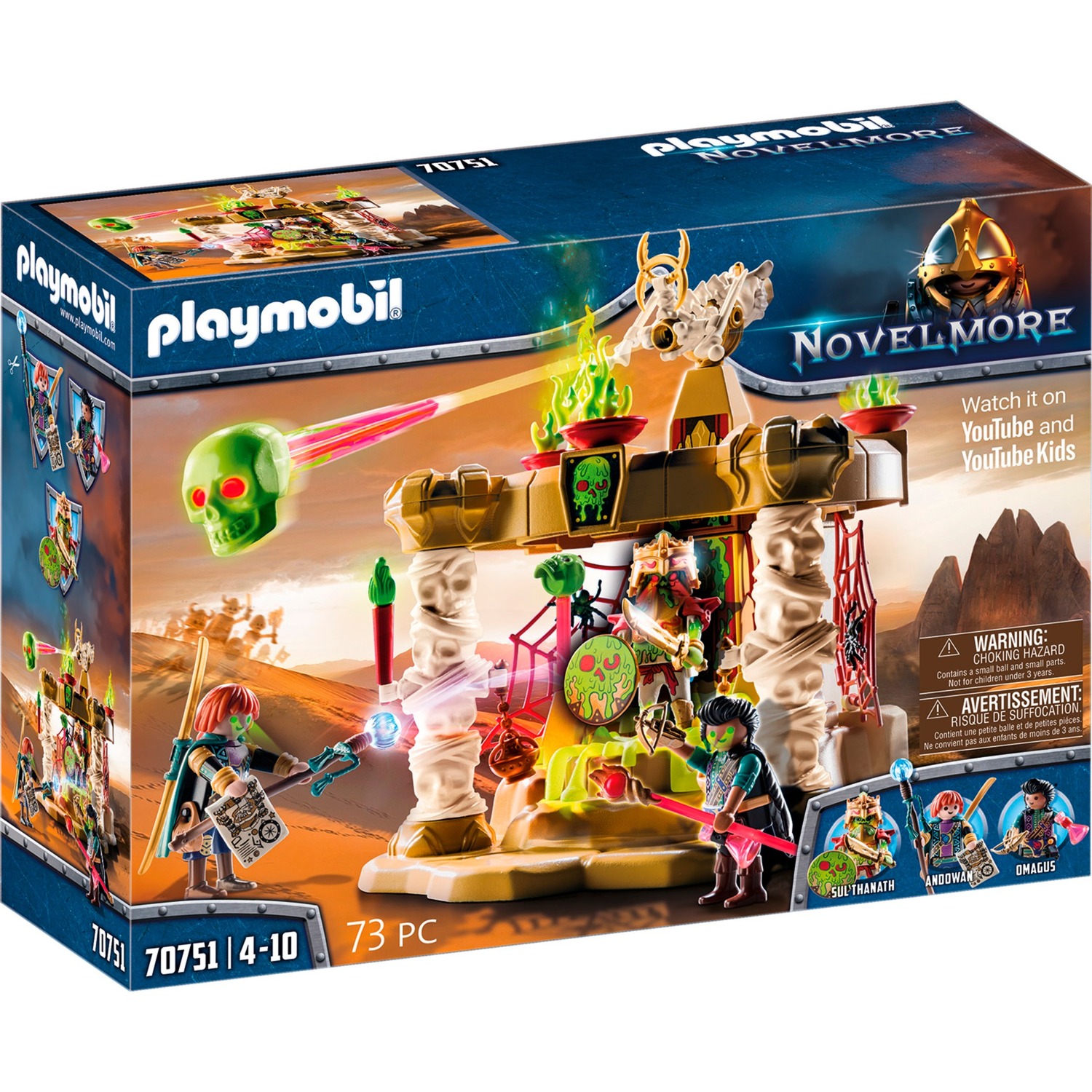 70751 Novelmore Sal''ahari Sands - Tempel der Skelettarmee, Konstruktionsspielzeug 70751 Novelmore Sal''ahari Sands - Tempel der Skelettarmee, Konstruktionsspielzeug von PLAYMOBIL