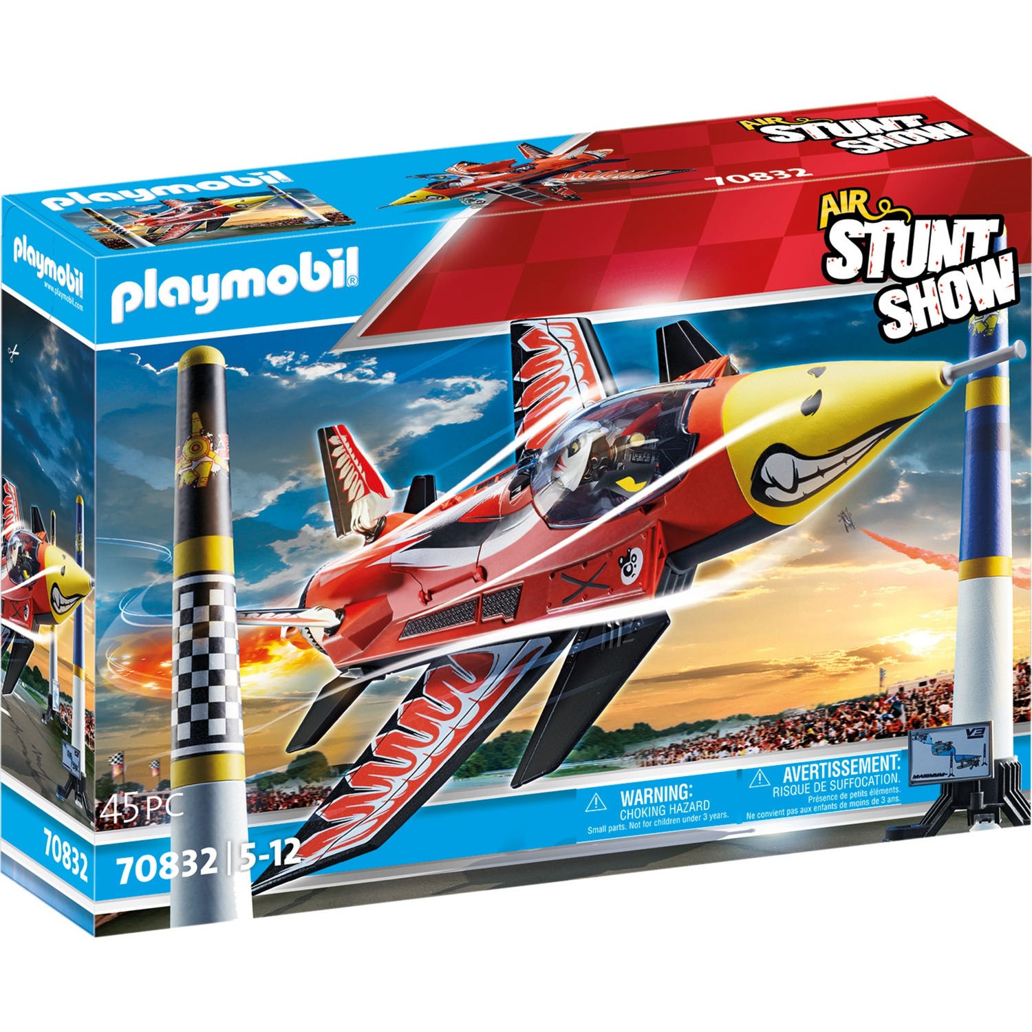 70832 Air Stuntshow Düsenjet "Eagle", Konstruktionsspielzeug von PLAYMOBIL