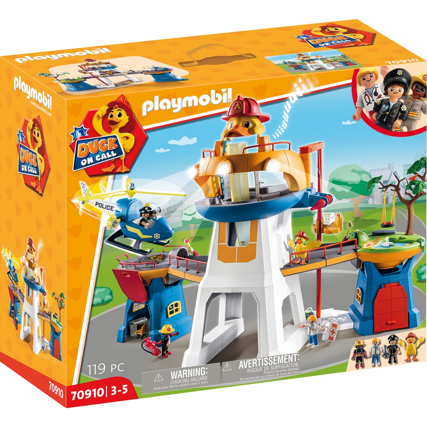 70910 DUCK ON CALL Das Hauptquartier, Konstruktionsspielzeug von PLAYMOBIL