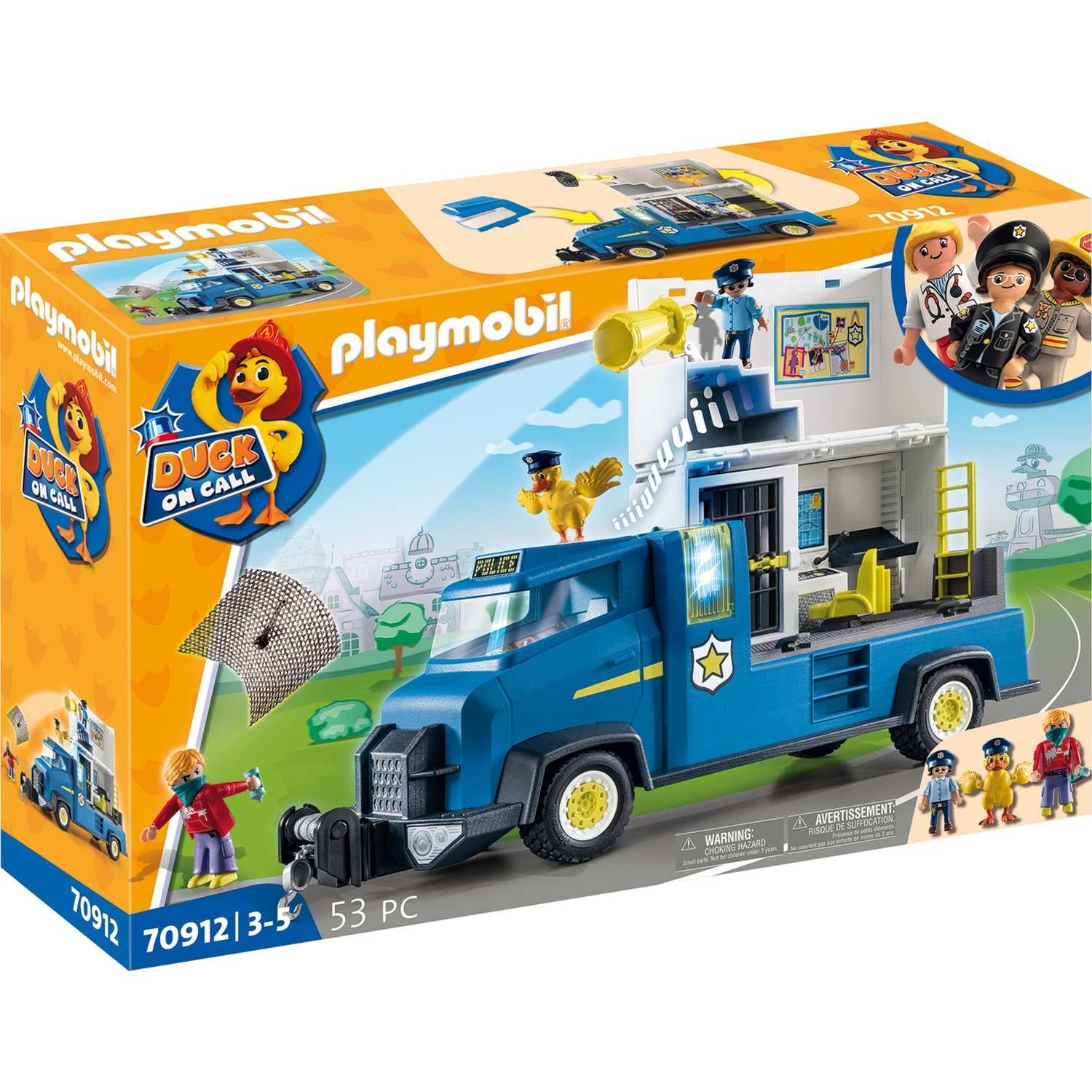 70912 DUCK ON CALL Polizei Truck, Konstruktionsspielzeug von PLAYMOBIL