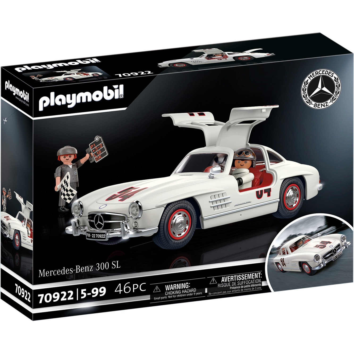 70922 Famous Cars Mercedes-Benz 300 SL, Konstruktionsspielzeug von PLAYMOBIL