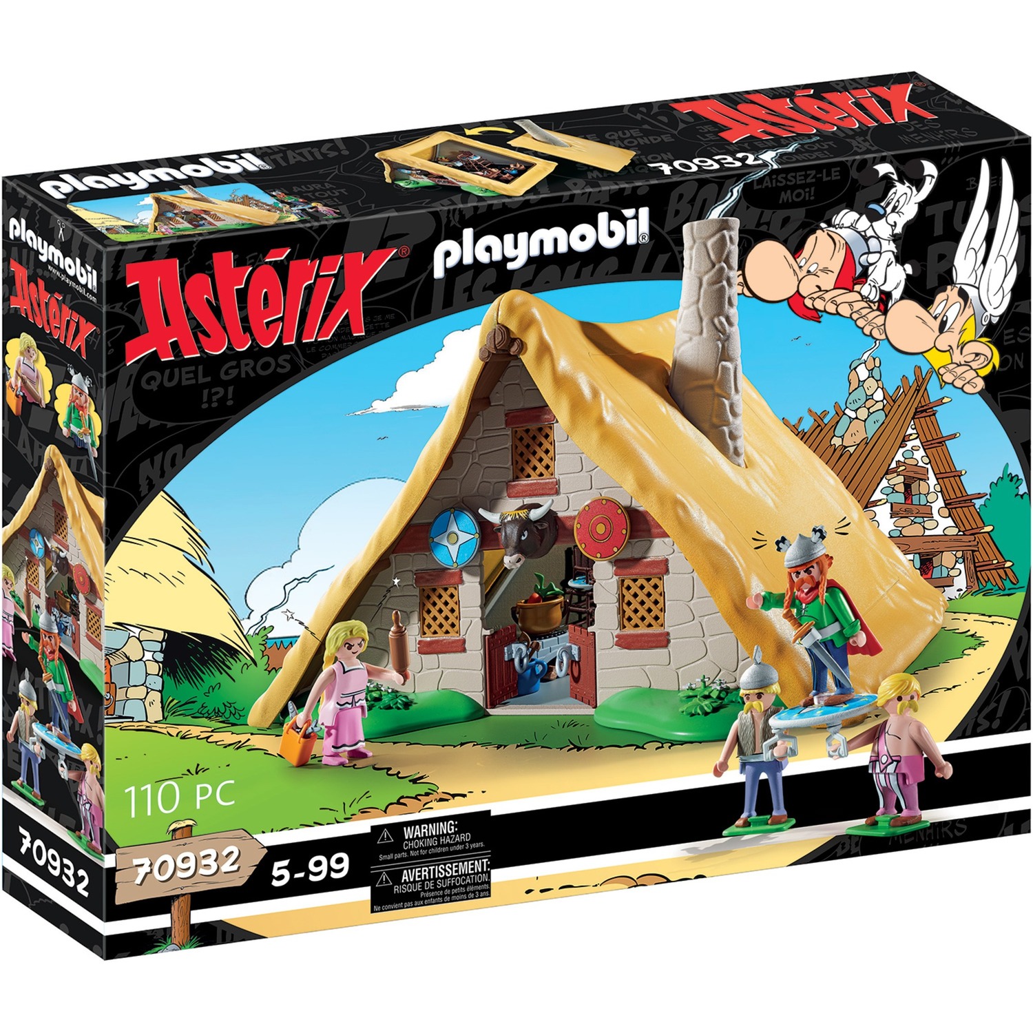 70932 Asterix Hütte des Majestix, Konstruktionsspielzeug von PLAYMOBIL