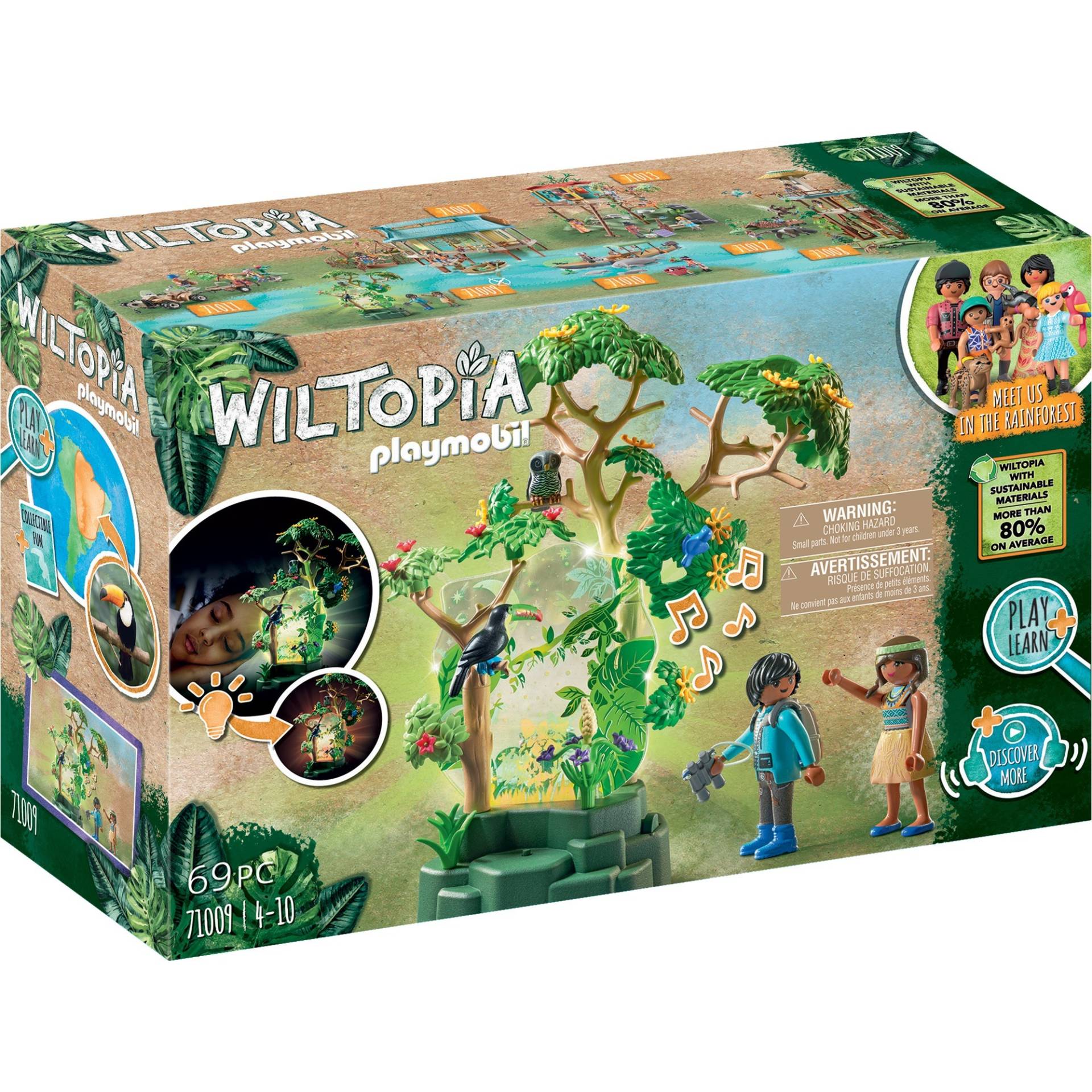 71009 Wiltopia Nachtlicht Regenwald, Konstruktionsspielzeug von PLAYMOBIL