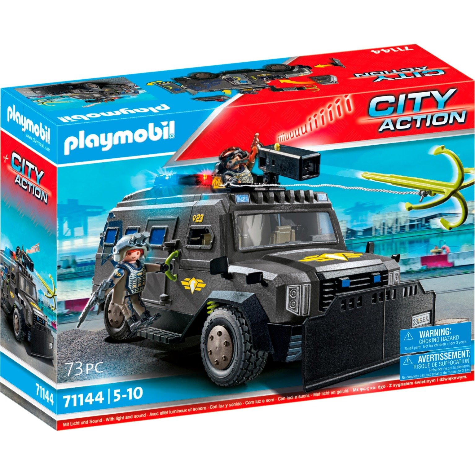 71144 City Action SWAT-Geländefahrzeug, Konstruktionsspielzeug von PLAYMOBIL