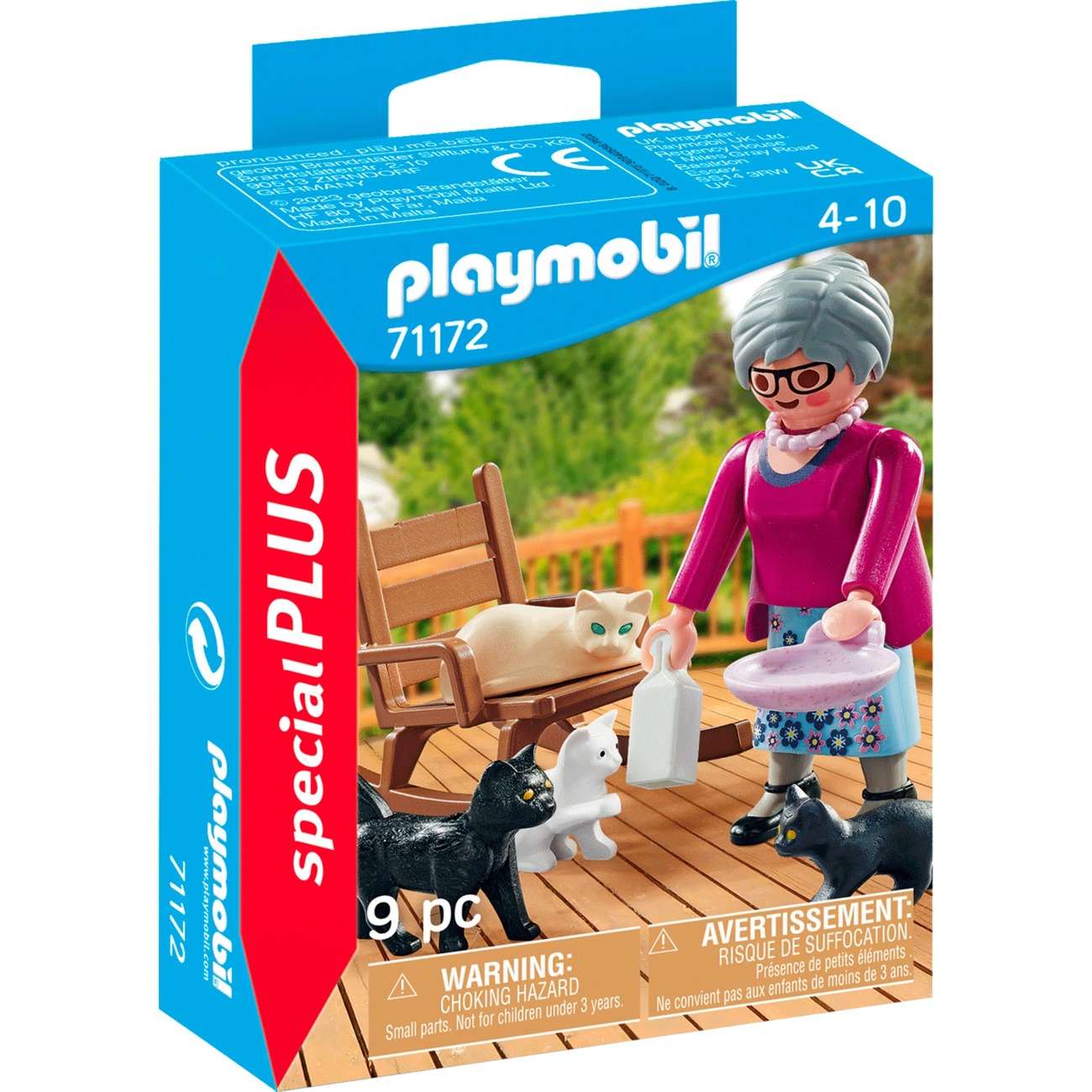 71172 specialPLUS Oma mit Katzen, Konstruktionsspielzeug von PLAYMOBIL
