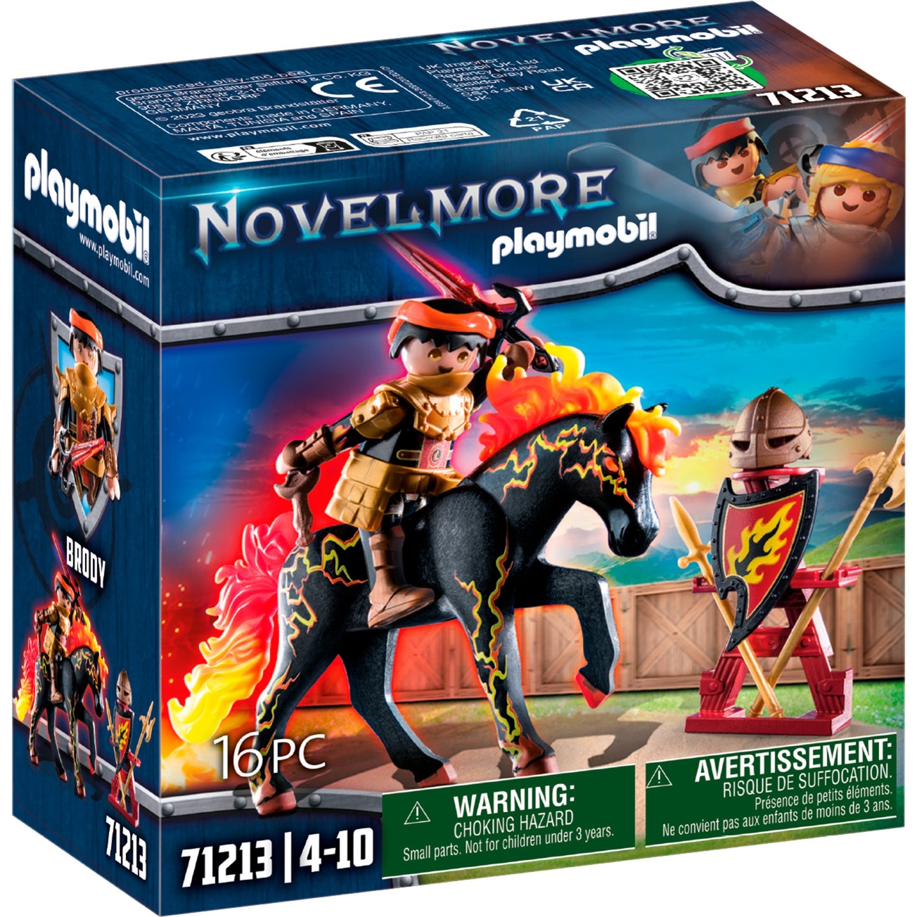 71213 Novelmore Burnham Raiders - Feuerritter, Konstruktionsspielzeug von PLAYMOBIL