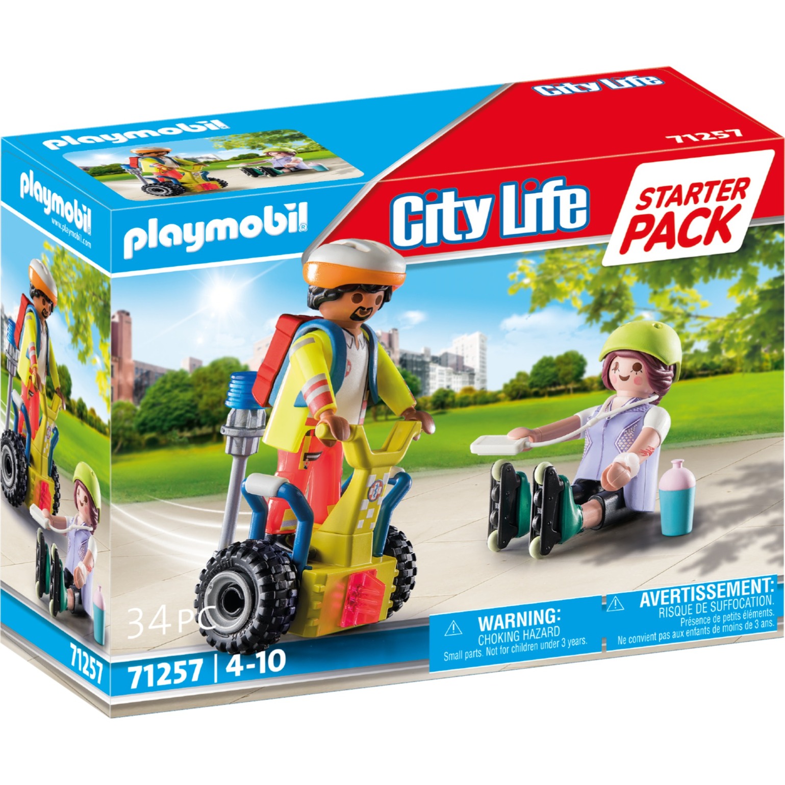 71257 City Life Starter Pack Rettung mit Balance-Racer, Konstruktionsspielzeug von PLAYMOBIL