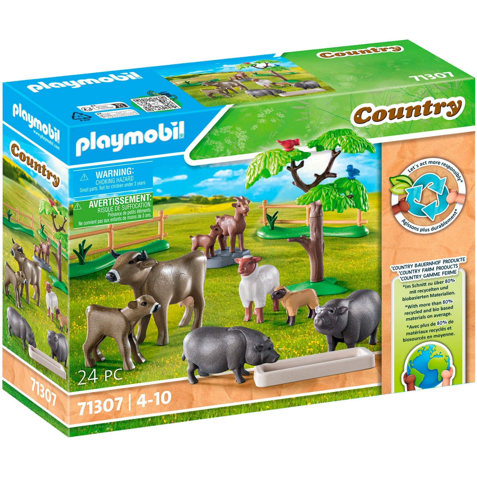 71307 Country Bauernhoftiere, Konstruktionsspielzeug von PLAYMOBIL