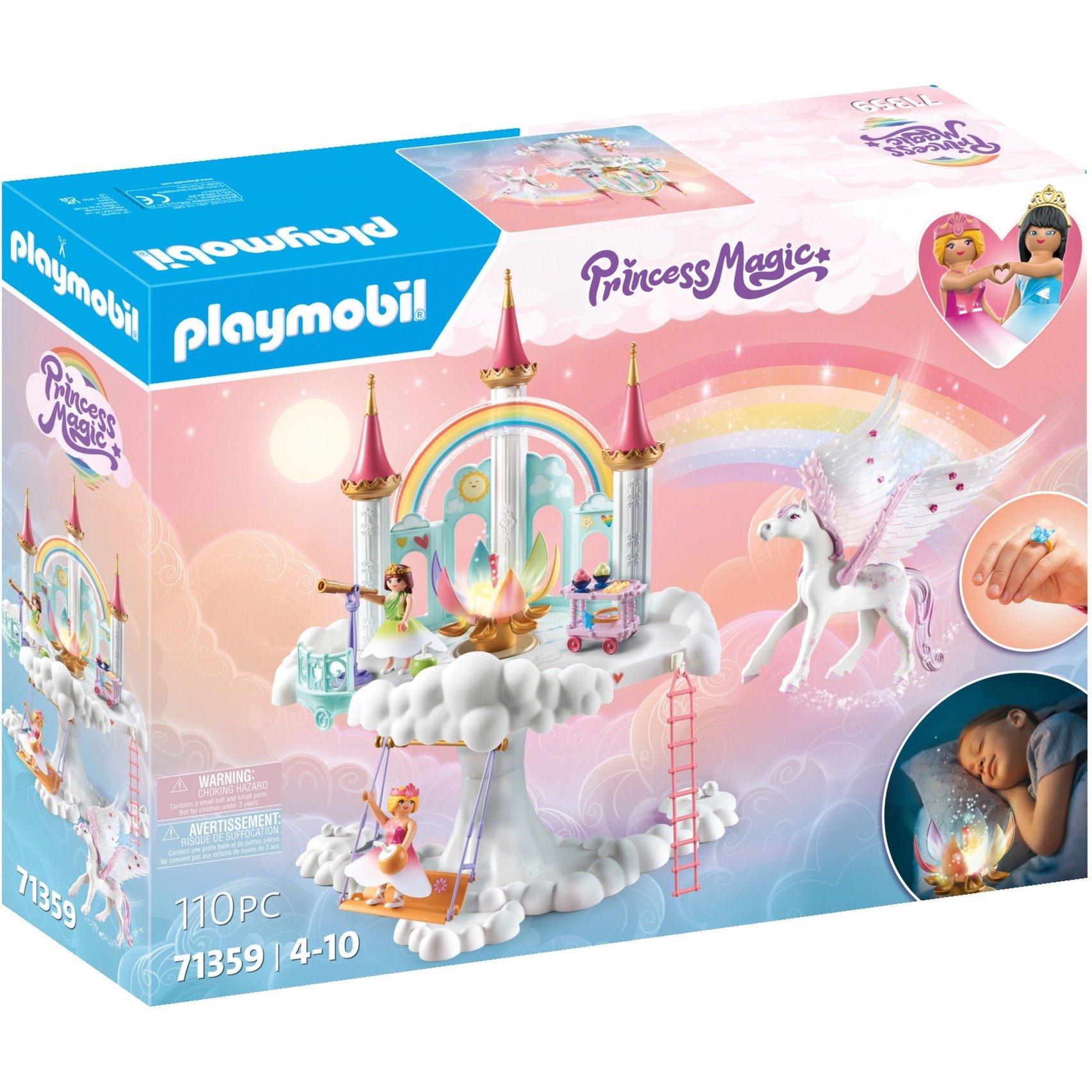 71359 Princess Magic Himmlisches Regenbogenschloss, Konstruktionsspielzeug von PLAYMOBIL