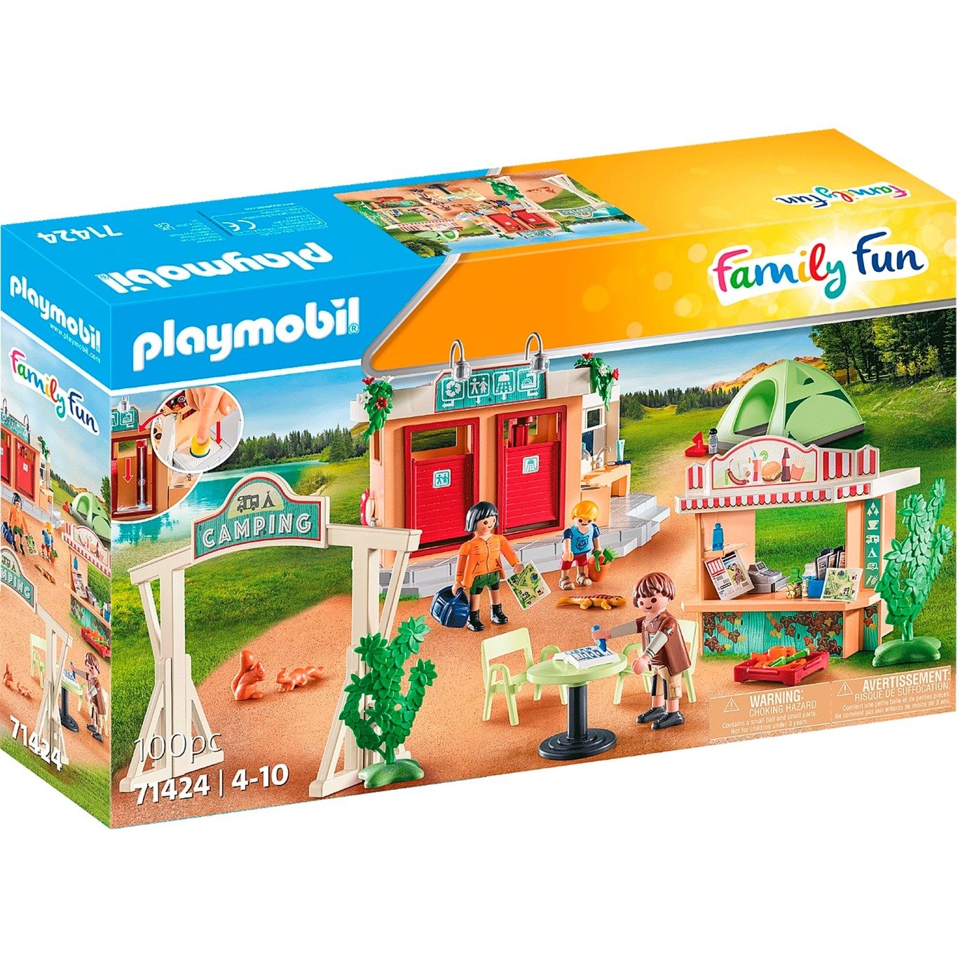 71424 Family Fun Campingplatz, Konstruktionsspielzeug von PLAYMOBIL