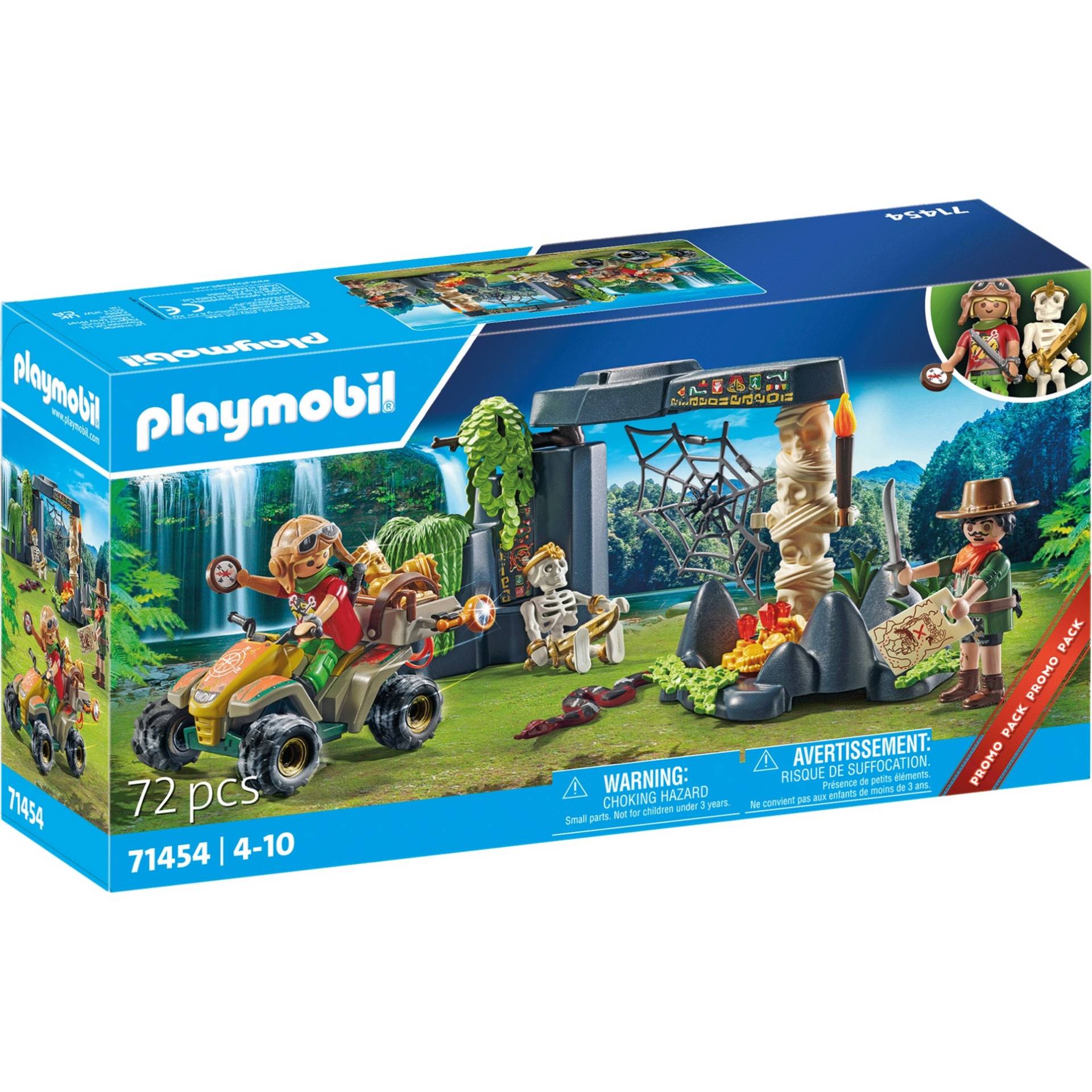 71454 Sports & Action Schatzsuche im Dschungel, Konstruktionsspielzeug von PLAYMOBIL