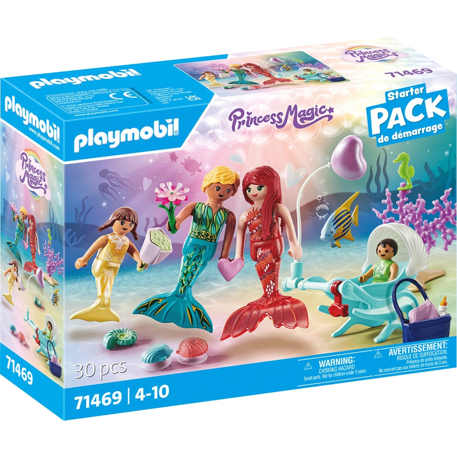 71469 Princess Magic Starter Pack Liebevolle Meerjungfrauenfamilie, Konstruktionsspielzeug von PLAYMOBIL