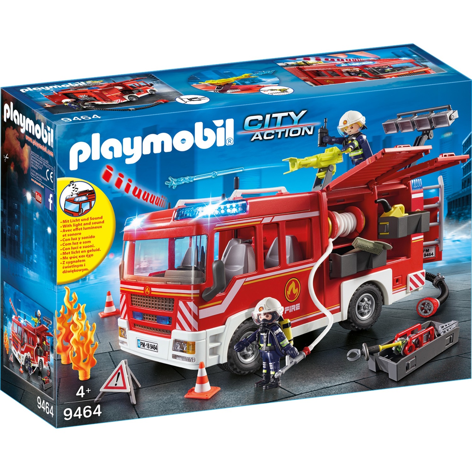 9464 City Action Feuerwehr-Rüstfahrzeug, Konstruktionsspielzeug von PLAYMOBIL