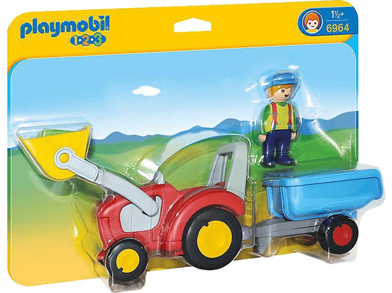 PLAYMOBIL 6964 Traktor mti Anhänger Spielset, Mehrfarbig PLAYMOBIL 6964 Traktor mti Anhänger Spielset, Mehrfarbig von PLAYMOBIL