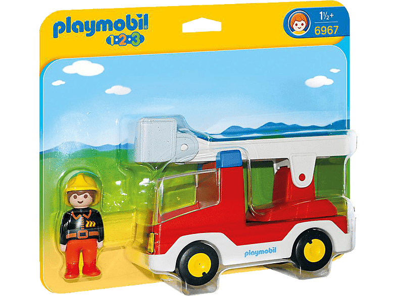 PLAYMOBIL 6967 Feuerwehrleiterfahrzeug Spielset, Mehrfarbig PLAYMOBIL 6967 Feuerwehrleiterfahrzeug Spielset, Mehrfarbig von PLAYMOBIL