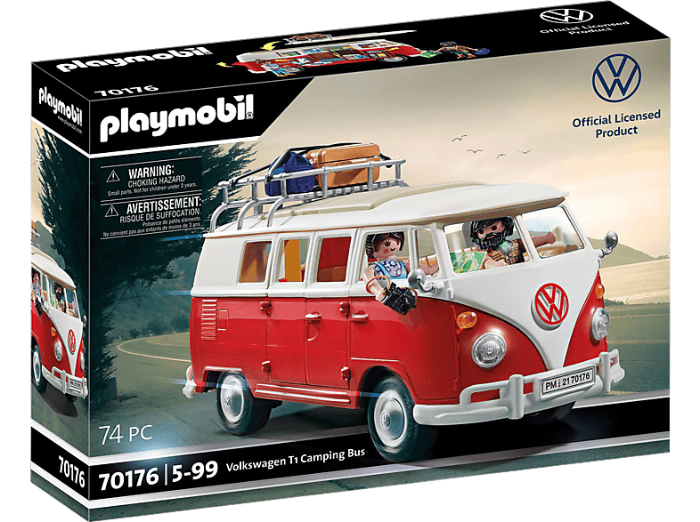 PLAYMOBIL 70176 Volkswagen T1 Camping Bus Spielset, Mehrfarbig PLAYMOBIL 70176 Volkswagen T1 Camping Bus Spielset, Mehrfarbig von PLAYMOBIL
