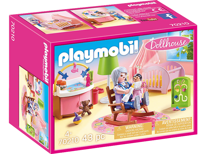PLAYMOBIL 70210 Babyzimmer Spielset, Mehrfarbig PLAYMOBIL 70210 Babyzimmer Spielset, Mehrfarbig von PLAYMOBIL