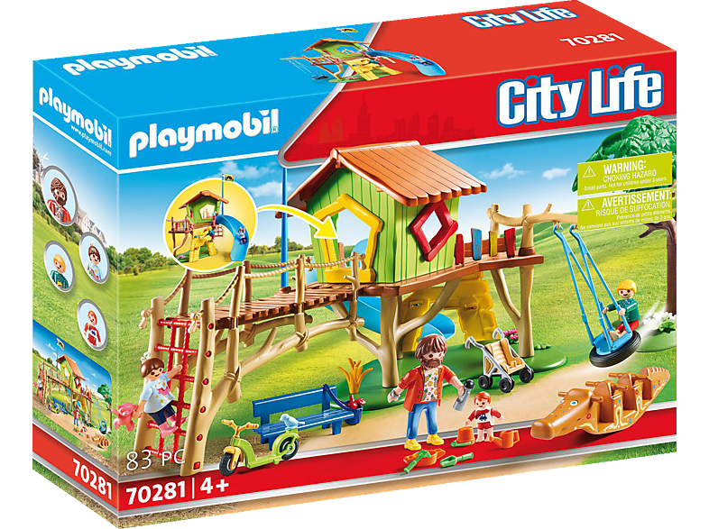 PLAYMOBIL 70281 Abenteuerspielplatz Spielset, Mehrfarbig von PLAYMOBIL