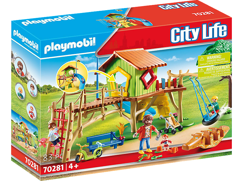 PLAYMOBIL 70281 Abenteuerspielplatz Spielset, Mehrfarbig von PLAYMOBIL