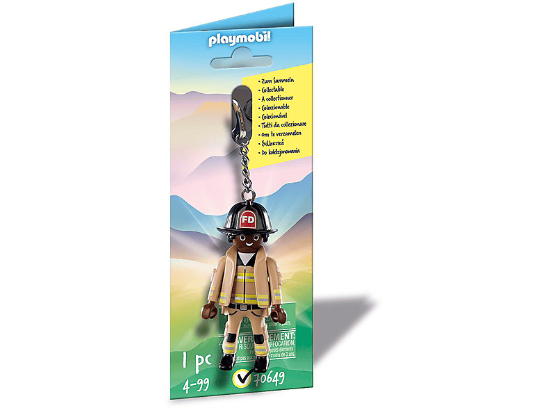 PLAYMOBIL 70649 Schlüsselanhänger Feuerwehrmann Schlüsselanhänger, Mehrfarbig PLAYMOBIL 70649 Schlüsselanhänger Feuerwehrmann Schlüsselanhänger, Mehrfarbig von PLAYMOBIL