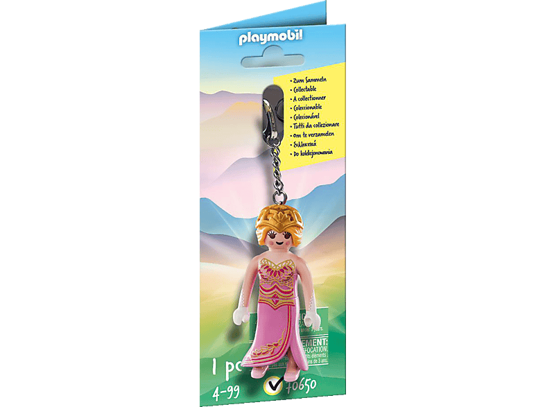 PLAYMOBIL 70650 Schlüsselanhänger Prinzessin Schlüsselanhänger, Mehrfarbig von PLAYMOBIL