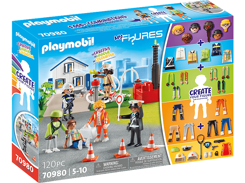 PLAYMOBIL 70980 My Figures: Rescue Mission Spielset, Mehrfarbig von PLAYMOBIL