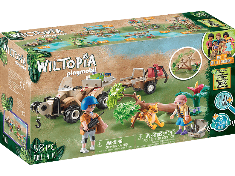 PLAYMOBIL 71011 Wiltopia - Tierrettungs-Quad Spielset, Mehrfarbig PLAYMOBIL 71011 Wiltopia - Tierrettungs-Quad Spielset, Mehrfarbig von PLAYMOBIL