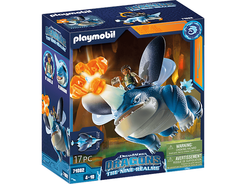 PLAYMOBIL 71082 Dragons: The Nine Realms - Plowhorn & D'Angelo Spielset, Mehrfarbig PLAYMOBIL 71082 Dragons: The Nine Realms - Plowhorn & D'Angelo Spielset, Mehrfarbig von PLAYMOBIL