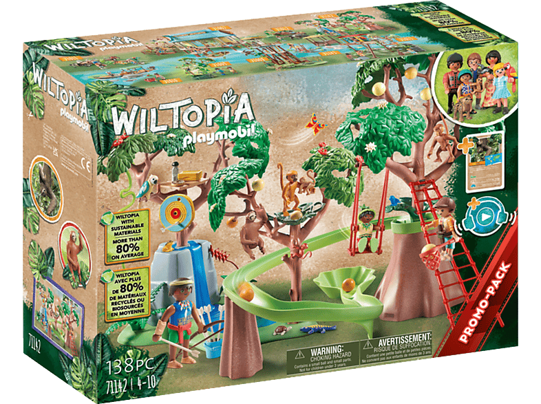 PLAYMOBIL 71142 Wiltopia - Tropischer Dschungel-Spielplatz Spielset, Mehrfarbig von PLAYMOBIL