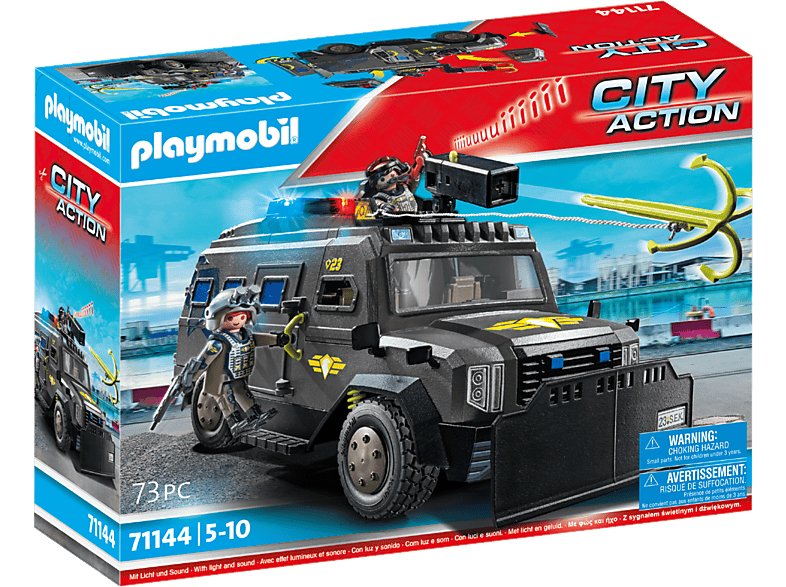 PLAYMOBIL 71144 SWAT-Geländefahrzeug Spielset, Mehrfarbig von PLAYMOBIL