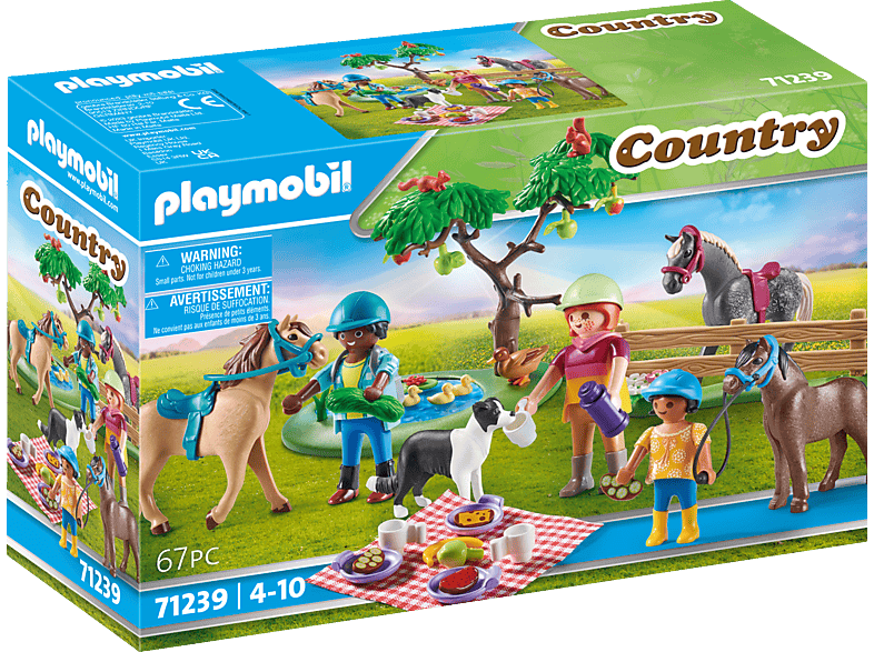 PLAYMOBIL 71239 Picknickausflug mit Pferden Spielset, Mehrfarbig PLAYMOBIL 71239 Picknickausflug mit Pferden Spielset, Mehrfarbig von PLAYMOBIL