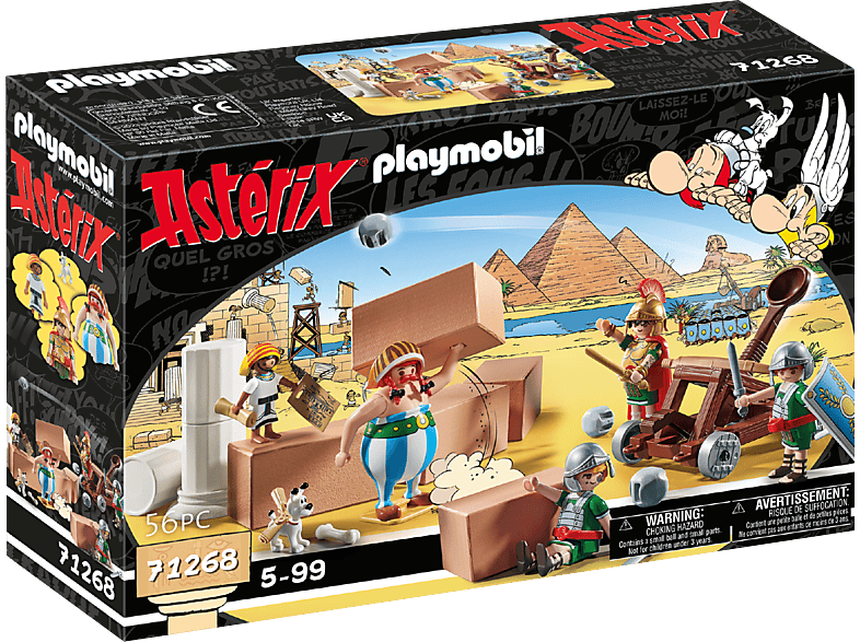 PLAYMOBIL 71268 Asterix: Numerobis und die Schlacht um den Palast Spielset, Mehrfarbig von PLAYMOBIL