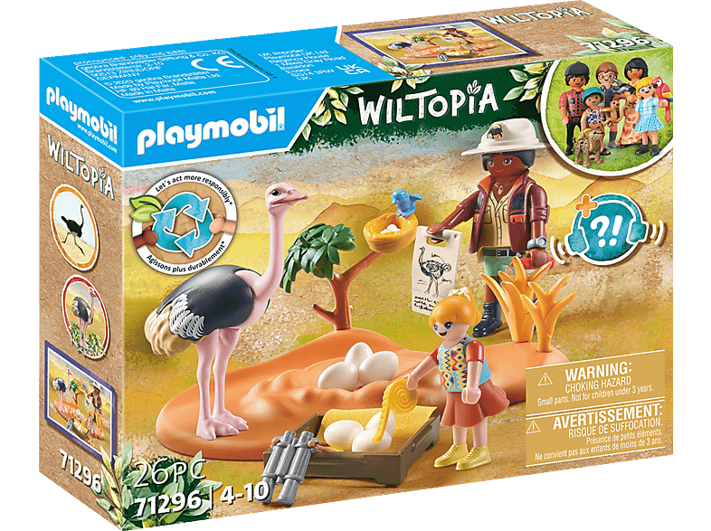 PLAYMOBIL 71296 Wiltopia - Zu Gast bei Papa Strauß Spielset, Mehrfarbig PLAYMOBIL 71296 Wiltopia - Zu Gast bei Papa Strauß Spielset, Mehrfarbig von PLAYMOBIL