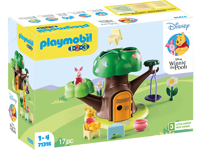 PLAYMOBIL 71316 1.2.3 & Disney: Winnies Ferkels Baumhaus Spielset, Mehrfarbig PLAYMOBIL 71316 1.2.3 & Disney: Winnies Ferkels Baumhaus Spielset, Mehrfarbig von PLAYMOBIL
