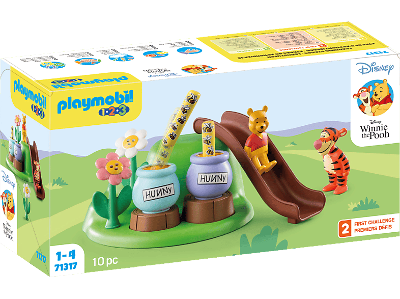 PLAYMOBIL 71317 1.2.3 & Disney: Winnies Tiggers Bienengarten Spielset, Mehrfarbig von PLAYMOBIL