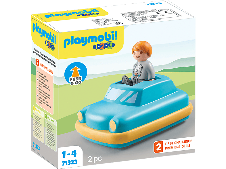 PLAYMOBIL 71323 1.2.3: Push & Go Car Spielset, Mehrfarbig PLAYMOBIL 71323 1.2.3: Push & Go Car Spielset, Mehrfarbig von PLAYMOBIL